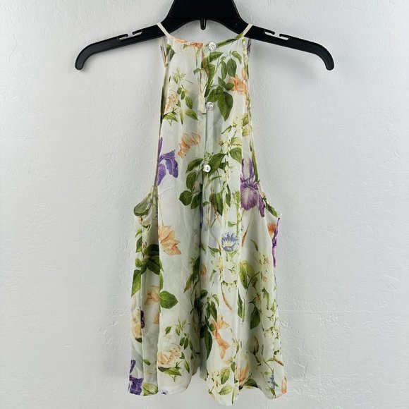 Show Me Your Mumu Split Back Halter Tank Cami Womens S Floral‎ Open - Picture 5 of 7